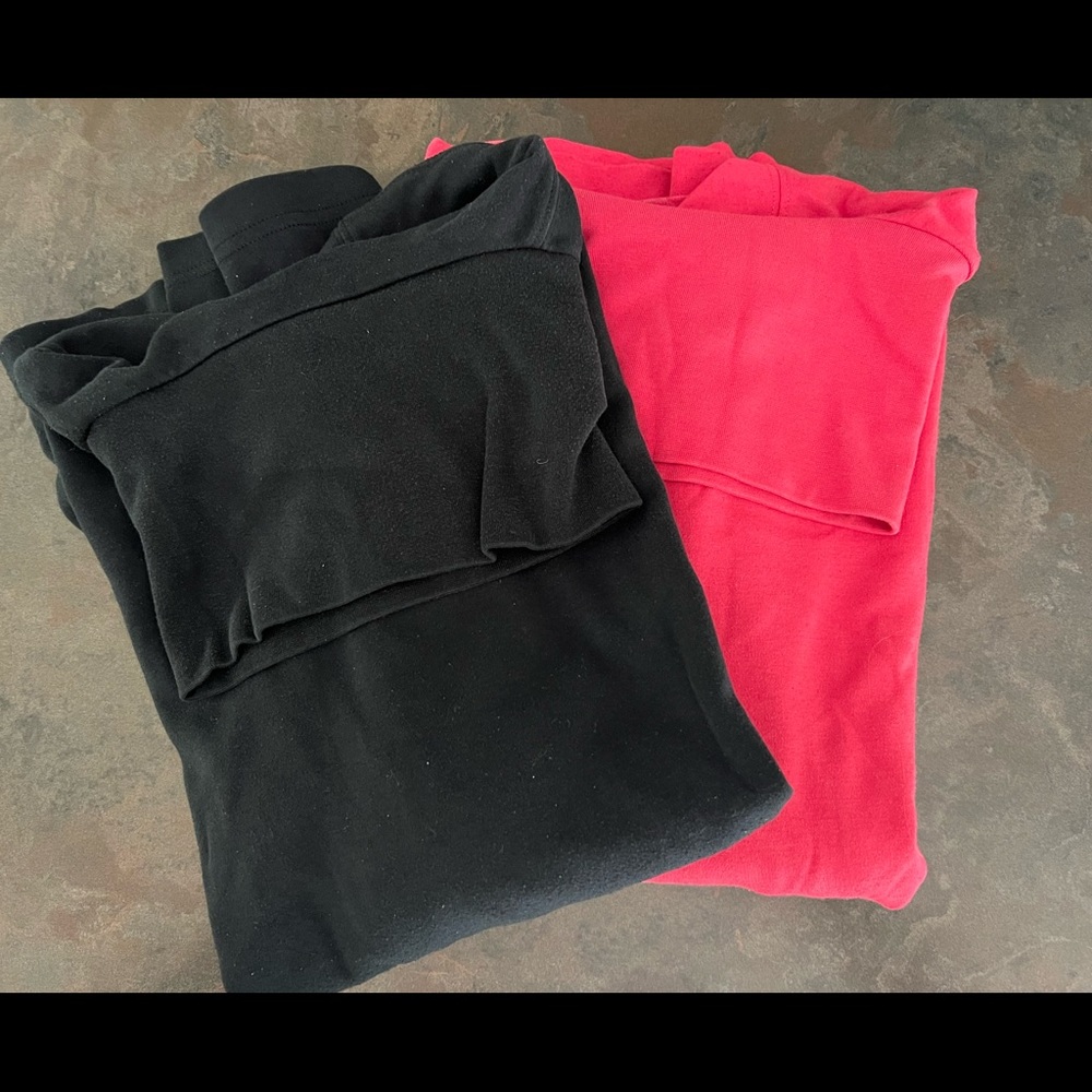 Land’s End Women’s Turtlenecks - two colors, both sized 2XL.
